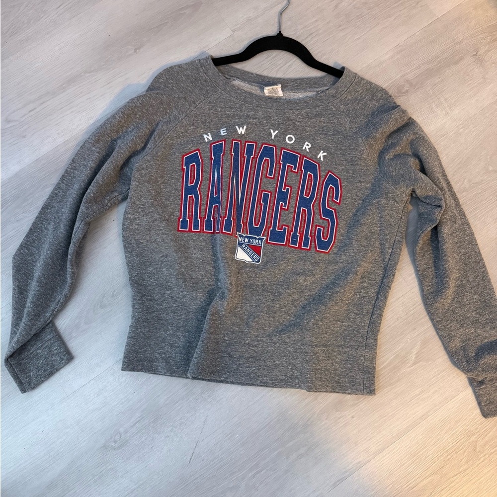 Gray New York Rangers Women's Sweater